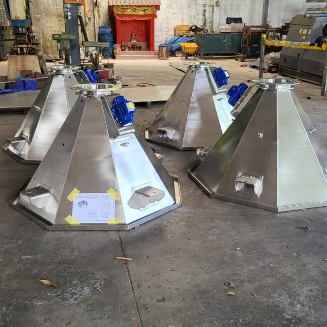 fabrication of vessel and hoppers2